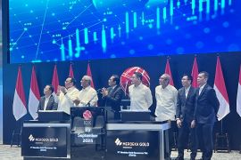 Merdeka Gold Resources resmi catat saham perdana di Bursa Efek