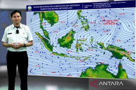 BMKG prakirakan mayoritas wilayah Indonesia diguyur hujan pada Rabu