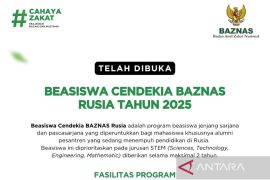 Baznas buka Program Beasiswa Rusia 2025 untuk tingkatkan pendidikan