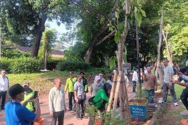 Tamhut Jakbar kembali tanam ratusan tanaman di Jalan Raya Kemanggisan