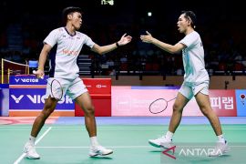 Fajar/Fikri susul Jonatan Christie ke final Korea Open 2025