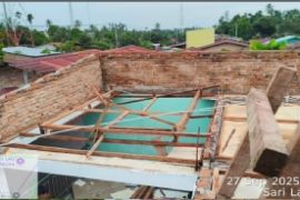 22 rumah rusak akibat cuaca ekstrem landa Deliserdang