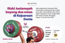 Rizki Juniansyah boyong dua emas di kejuaran dunia