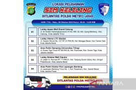SIM keliling buka di lima lokasi Jakarta pada Rabu