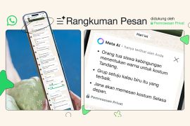 WhatsApp bawa fitur rangkuman chat "Message Summaries" ke Indonesia