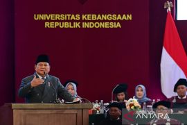 Prabowo: Bangsa tidak mungkin makmur jika pemimpinnya saling hasut