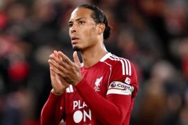 Van Dijk tak ingin Liverpool larut dalam kemenangan dari Frankfurt