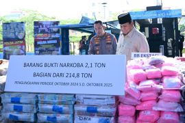 Prabowo menyatakan perang menyeluruh terhadap narkoba