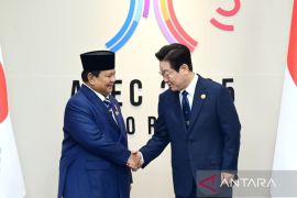 Prabowo dan Presiden Korsel bahas kelanjutan kerja sama proyek pesawat tempur KF-21 Boramae