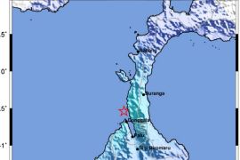 Gempa dangkal guncang barat daya Donggala pada Selasa petang
