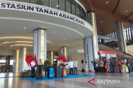 Presiden Prabowo resmikan wajah baru Stasiun Tanah Abang