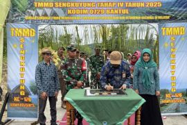 Program TMMD Sengkuyung di Bantul mempercepat pembangunan wilayah