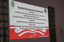 Ditjenpas DIY-Pemkab Gunungkidul tandatangani MoU memperkuat sinergisitas