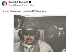 Donald Trump siarkan foto Presiden Maduro ditahan di kapal perang