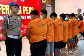 Enam tersangka ini keroyok warga Gowa hingga tewas