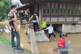 Sebanyak 164 rumah warga Desa Gunung Meraksa OKU terendam banjir