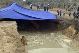 Lima unit rumah rusak akibat ledakan pipa gas PT TGI di Inhu Riau