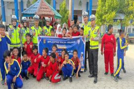 Ditlantas Polda Sulbar bangun budaya tertib lalu lintas lewat BTH dari sekolah