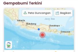 Gempa magnitudo 6,4 guncang Pacitan Jumat dini hari 01.10 WIB