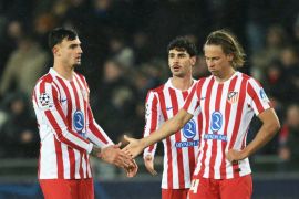 Club Brugge tahan imbang Atletico Madrid 3-3