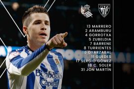 Real Sociedad ke final usai kalahkan Athletic Club 1-0