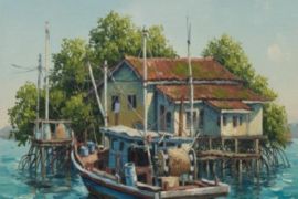 Seniman Nor Jayadi pamerkan karya lukisan Ketam's Vibes di Malaysia