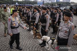 Pemerintah menerjunkan 161.243 personel gabungan untuk  pengamanan Lebaran