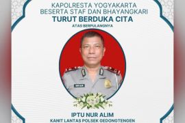 Kepala Pospam di Yogyakarta meninggal saat bertugas amankan Lebaran
