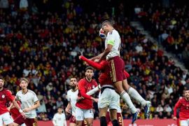 Spanyol ditahan imbang 10 pemain Mesir