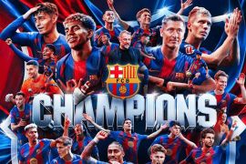 Jadwal Liga Spanyol: Barcelona awali misi kumpulkan 100 poin
