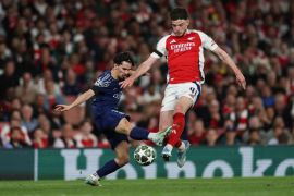 Rice pastikan Arsenal tetap tim yang kompak walau dikalahkan PSG