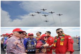Pemkab Kotabaru hadiri Open Base Jupiter Aerobatic Team di Lanud Sjamsudin Noor