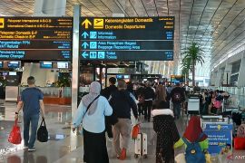 Jumlah penumpang libur sekolah di Bandara Soetta 97.853 orang