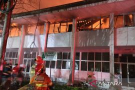 Gedung Biro Kesra Setda Provinsi Kalteng terbakar