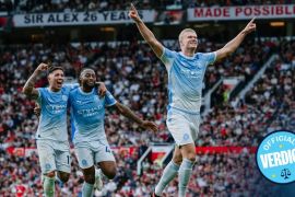 Manchester City bungkam Manchester United 1-0 di Old Trafford