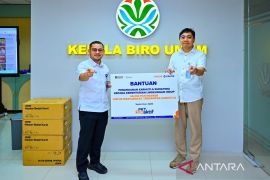 Pupuk Kaltim-KLH pastikan penyaluran 76.400 masker karhutla tepat sasaran