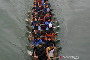 Latihan dayung jelang PON 2021 Papua
