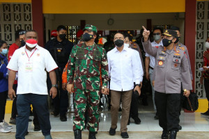 Tinjau venue PON XX Papua, Kapolri pastikan pengamanan dan prokes