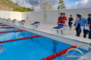 TD akuatik apresiasi peralatan yang disiapkan PB PON Papua