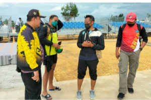 Atlet dayung Lampung jajal arena kano di Teluk Youtefa