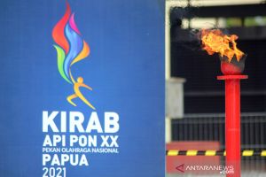 Pengambilan api abadi untuk PON Papua
