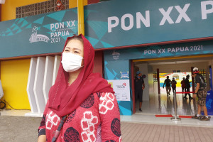 Yenny Wahid minta atlet panjat tebing nasional perbaiki catatan waktu