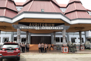 Auditorium Uncen telah penuhi 80 persen persiapan PON Papua