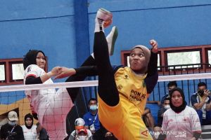 Sepak takraw putri DKI vs Riau