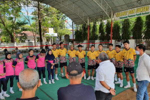 Tim sepak takraw putri Sulsel sumbang perunggu