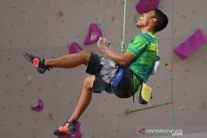 Jatim raih emas di nomor lead panjat tebing putra