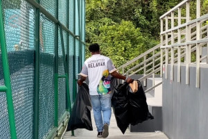 620 relawan kebersihan klaster Jayapura dikerahkan