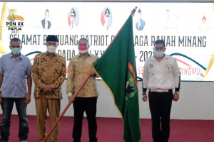 Lepas 188 atlet, Gubernur Sumbar targetkan 16 medali emas di PON