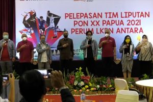 LKBN Antara melepaskan tim peliputan PON XX Papua 