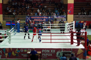 Jawa Barat singkirkan atlet tuan rumah untuk melaju ke final muaythai